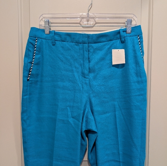 Court & Rowe Clean Finish Stretch Seersucker Trousers Stone Blue at Nordstrom - Picture 3 of 8